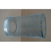 Malha de filtro nos clinders para produtos químicos